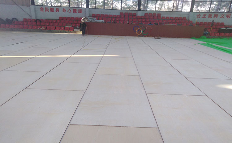 歐氏橡膠木籃球運(yùn)動(dòng)地板板式龍骨結(jié)構(gòu)