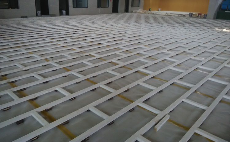 歐氏硬木企口運動籃球地板多少錢一平米？