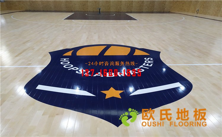 江蘇昆山市博瑞祥汽車(chē)籃球館木地板案例——?dú)W氏運(yùn)動(dòng)木地板廠家