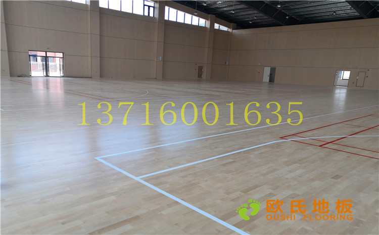 廣州永順大道鐵英中學體育館木地板案例—歐氏運動木地板廠家