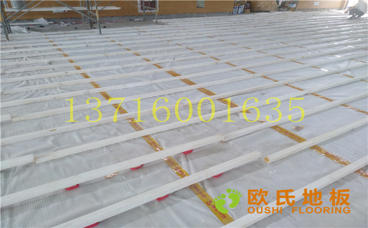 江蘇鹽城西環(huán)路小學(xué)體育館木地板案例—歐氏運動木地板廠家