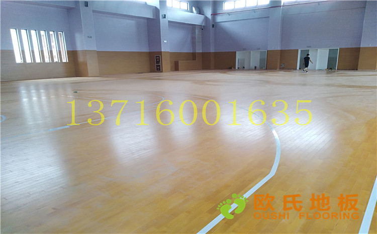 江蘇鹽城西環(huán)路小學(xué)體育館木地板案例—歐氏運動木地板廠家