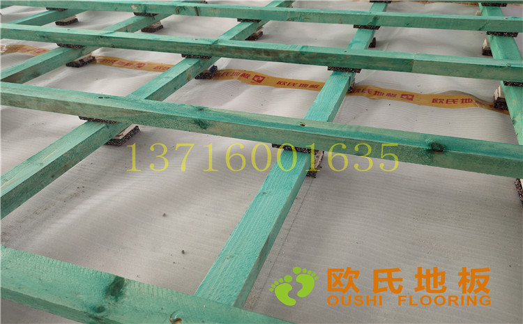 杭州26號地塊商務(wù)金融籃球場木地板案例-歐氏運動木地板廠家